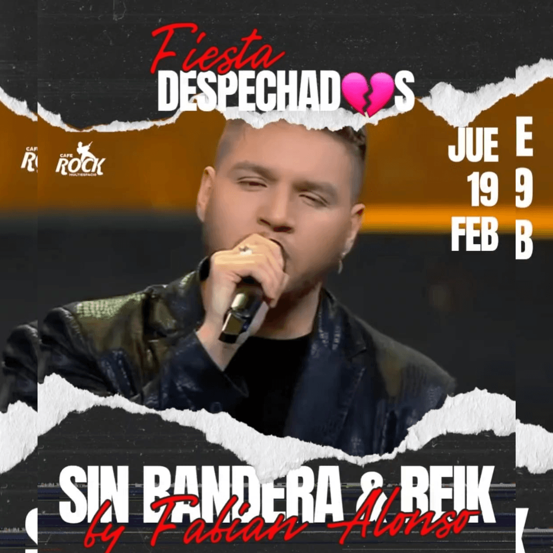 Jueves 19 febrero tributo a sin bandera FT Reik image}