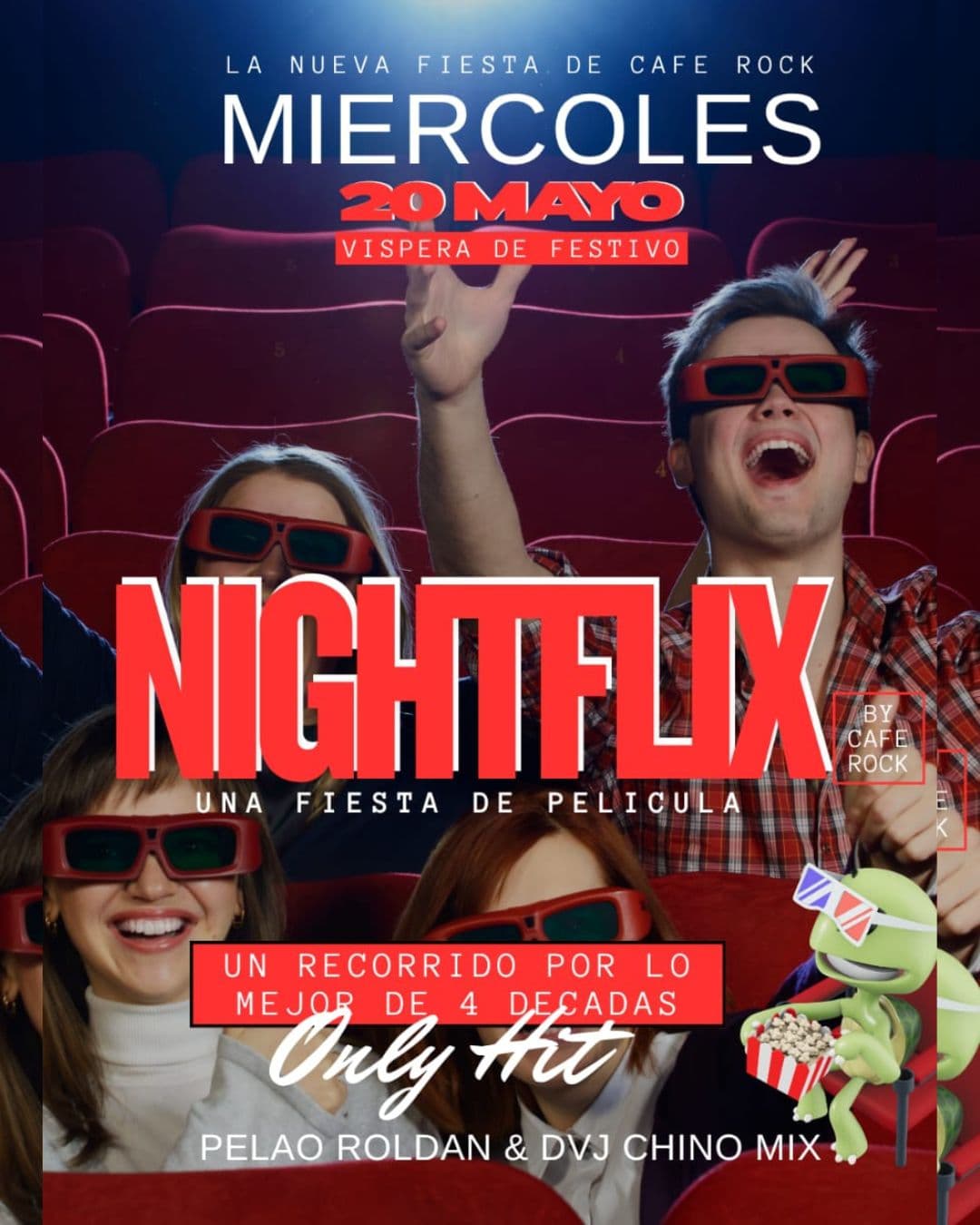 Miércoles 20 Fiesta NightFlix image}