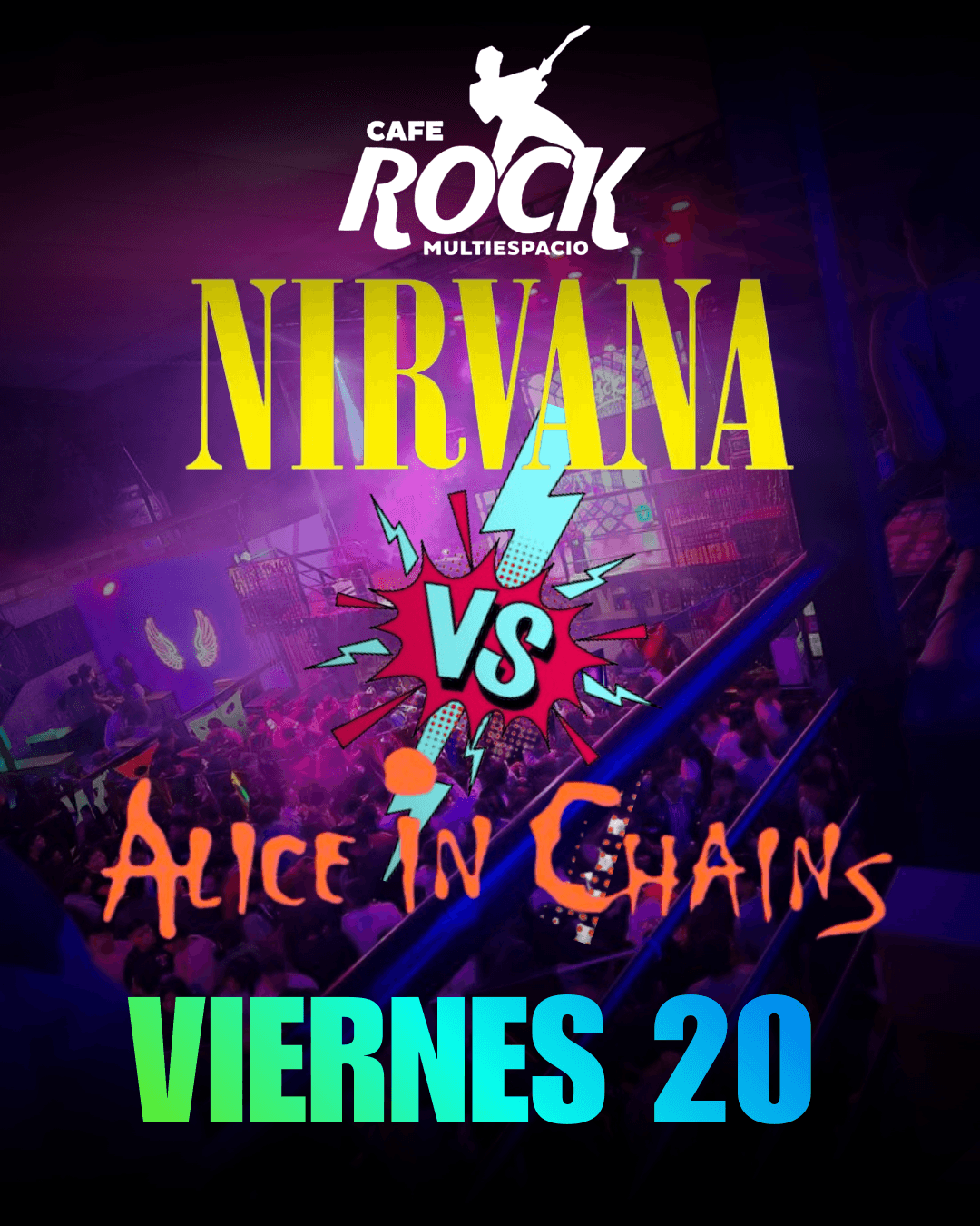Viernes 20 Doble TRIBUTAZO Alice in Chains vs Nirvana  image}