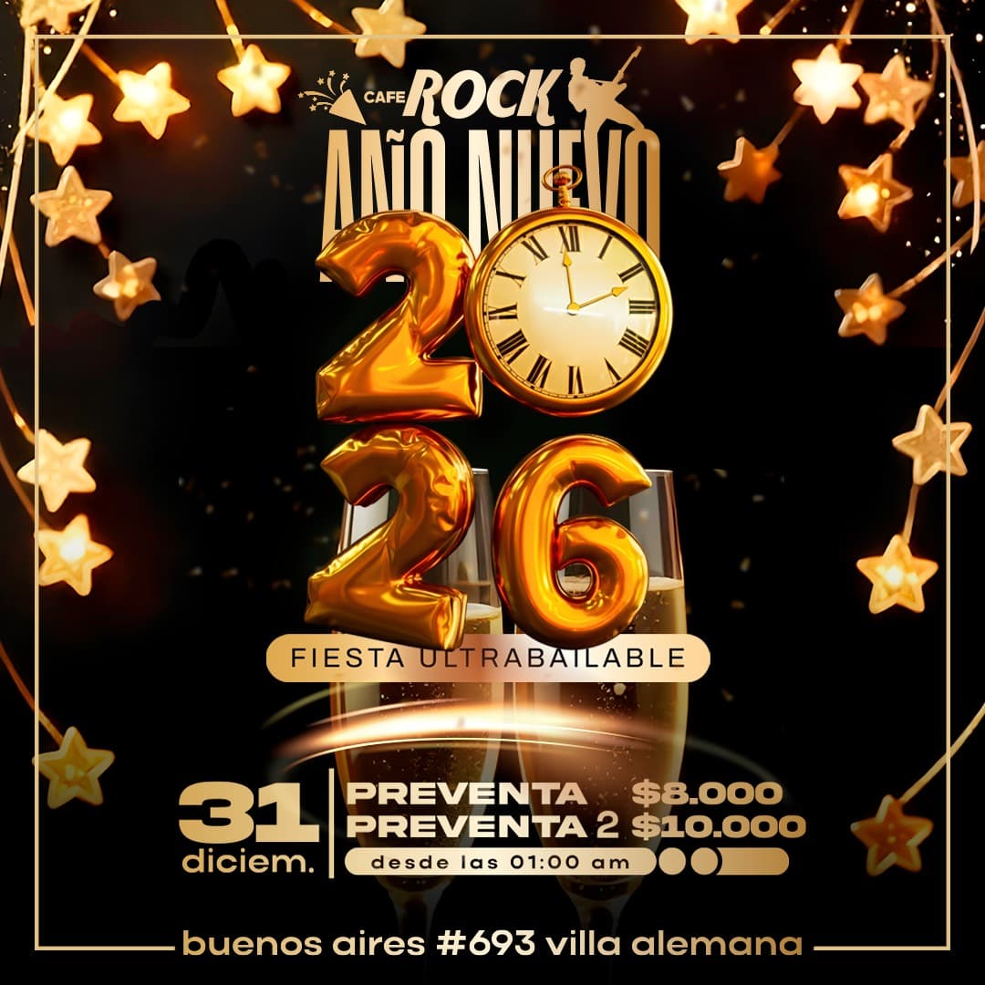 Año Nuevo En Café ROCK 2026  image}
