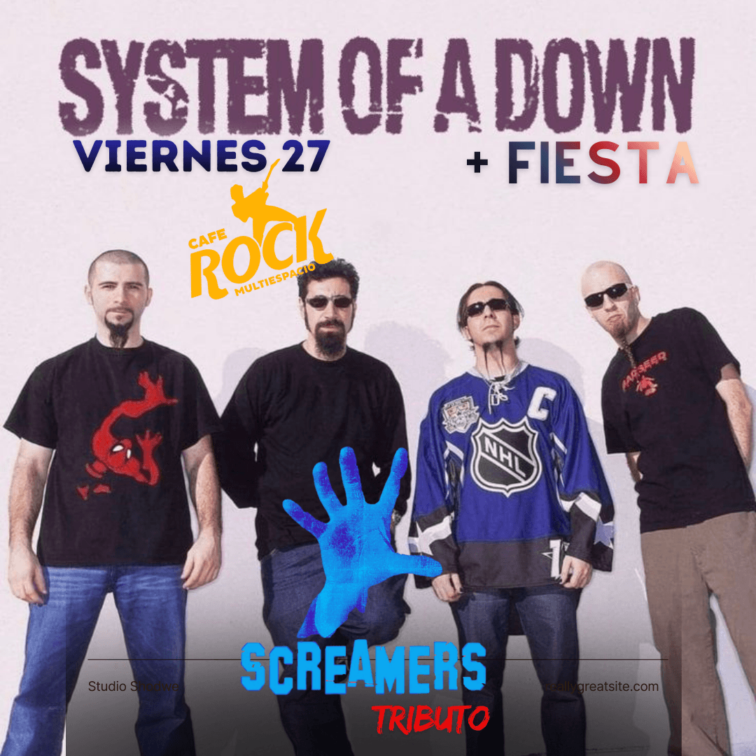 Viernes 27 tributo a SOAD + Fiesta image}